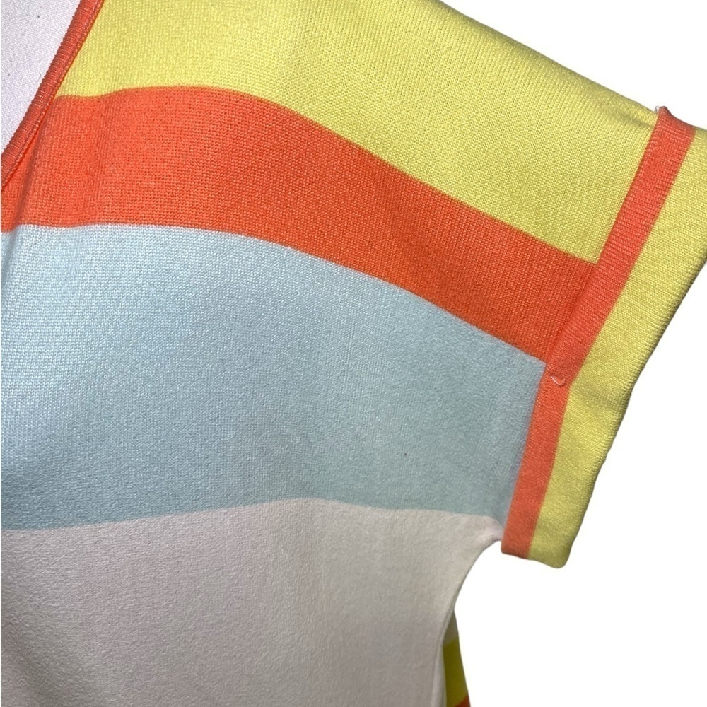 Jodifl Striped V-Neck Midi Dress with Pockets - Picture 4 of 13